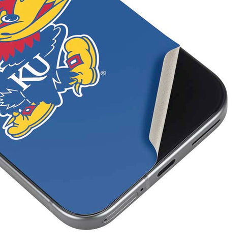 University of Kansas Jayhawks Mascot Outline Pixel 9 Pro XL Skin